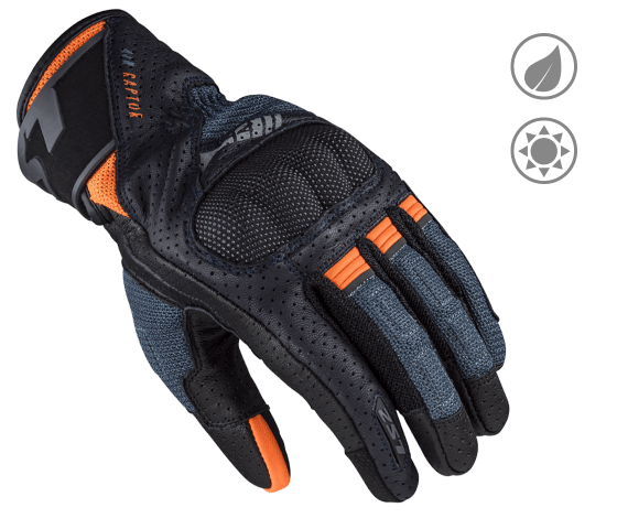 LS2 Air Raptor Blue/H-V Orange MAN